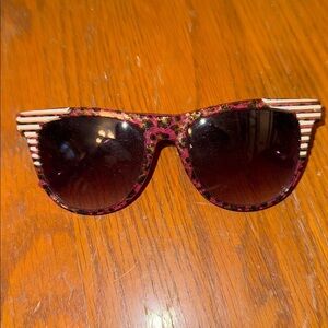 Stylish Leopard Print Sunglasses party rock 2010s retro ray bans dance techno